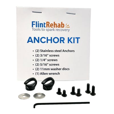 extra anchor kit for the flex afo drop foot brace