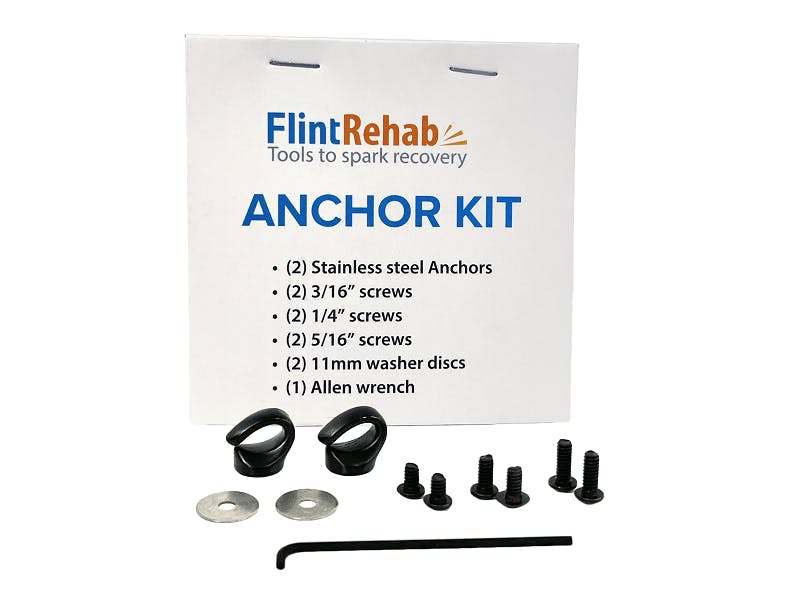 extra anchor kit for the flex afo drop foot brace