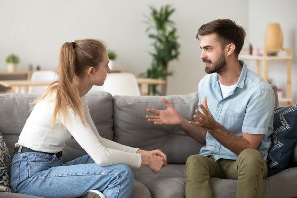 girl experiencing difficulties understanding conversation due to aphasia after concussion