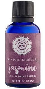 Une bouteille de l'huile essentielle jasmine, qui offre un moyen facile et passif à traiter la dépression à la suite d'un AVC.