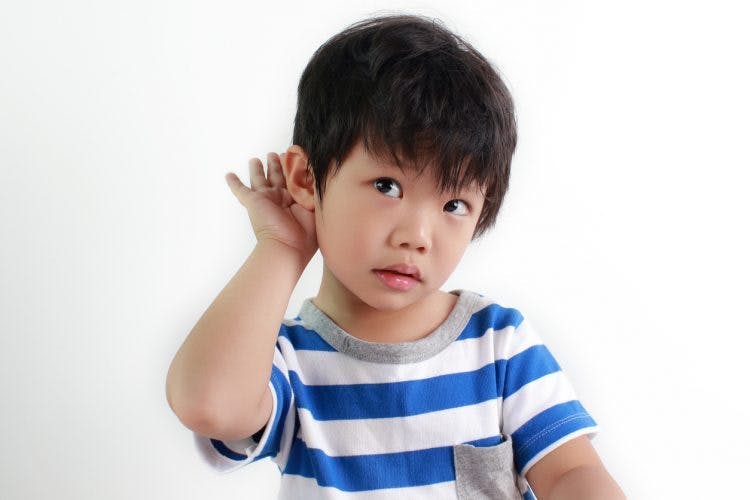 child with cerebral palsy experiencing hearing loss