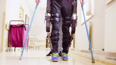 exoskeleton for walking after complete spinal cord injury