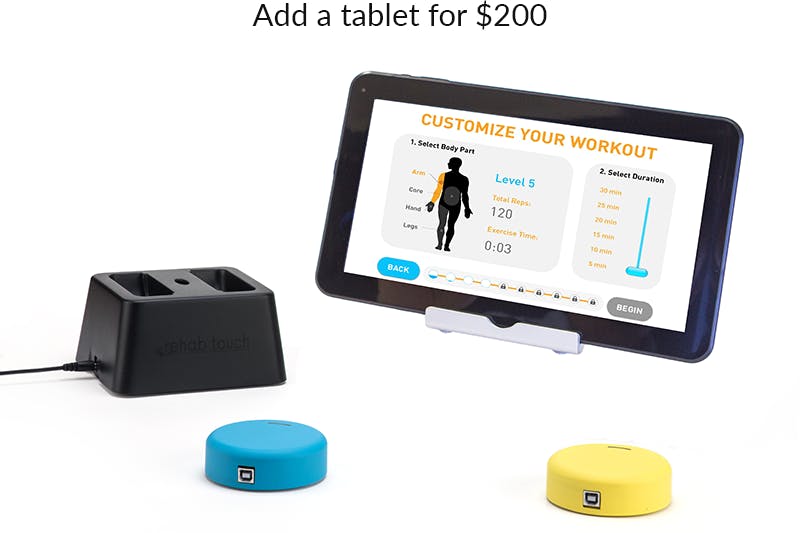 fitmi neurorehab device with tablet