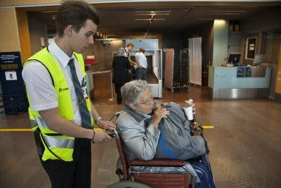 Flughafen für besondere Unterstützung