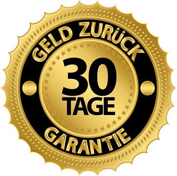 german guarantee Banner mit Garantie