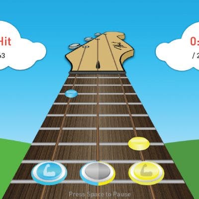 musictouch for fitmi neurorehab game in play