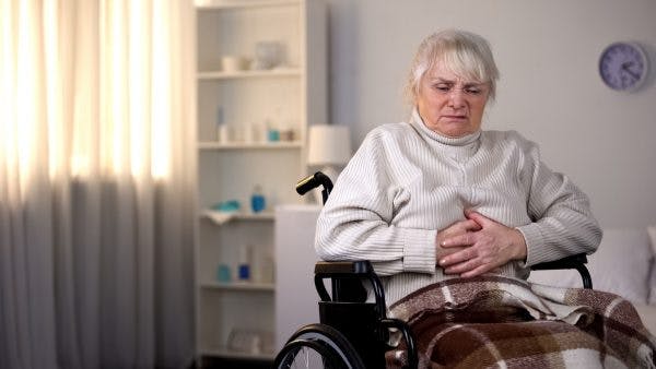spinal cord injury bloated stomach