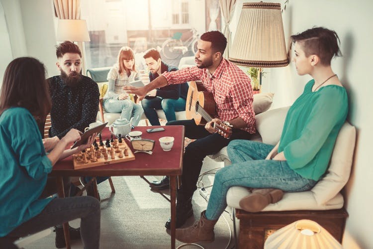a group of individuals playing games and having fun engaging in therapeutic activities for brain injury patients